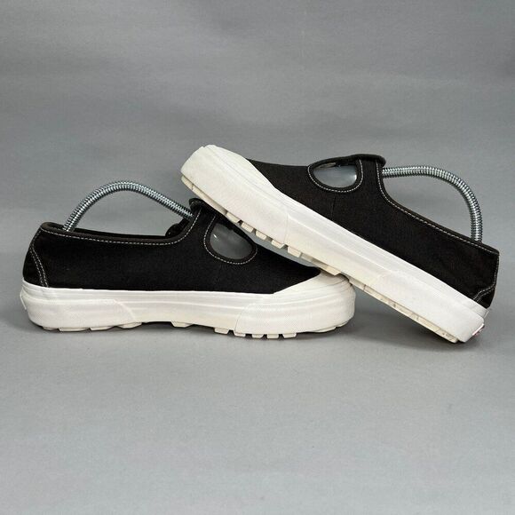 Vans Shoes Women's Size 10 Gray Canvas Slip On Platform Athletic Casual Sneakers - Picture 8 of 13